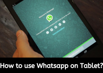 Whatsapp on Tablet