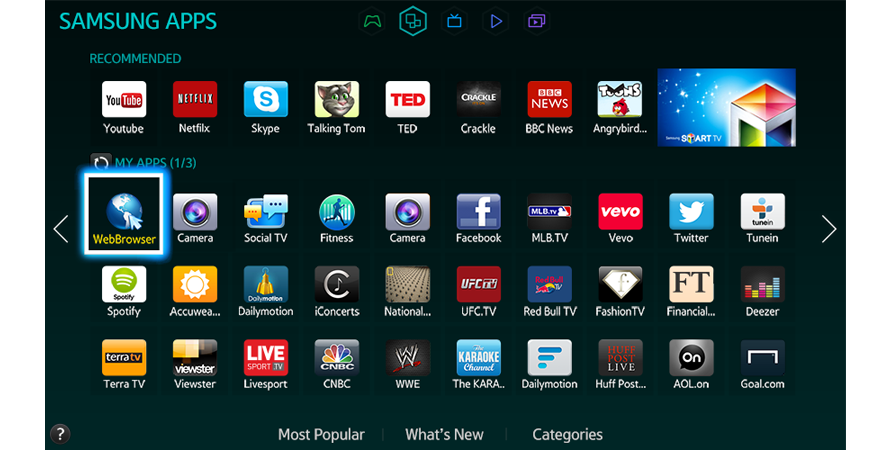 samsung apps download smart tv