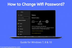 Change Wifi Password on Windows 10 & 7