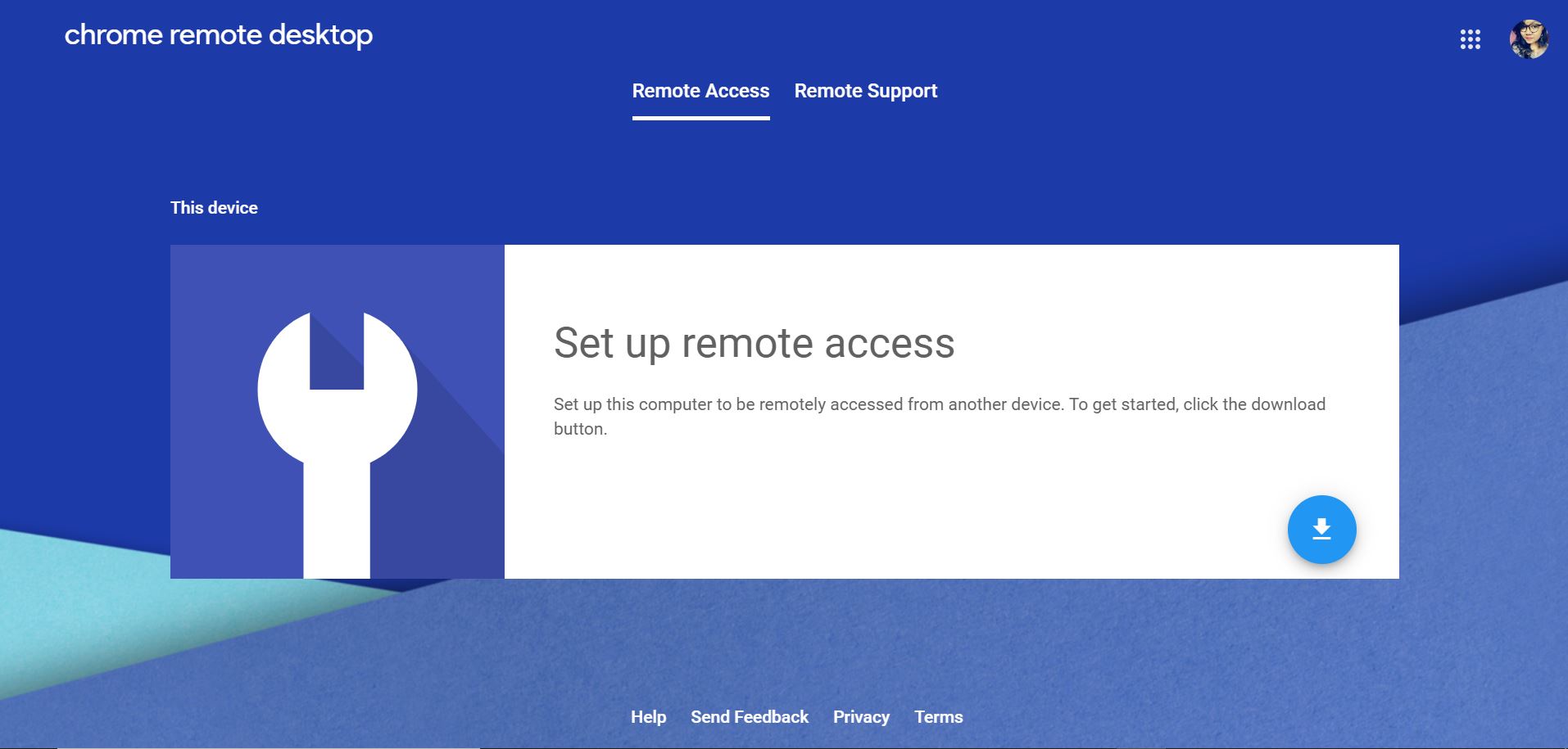 Chrome Remote Desktop