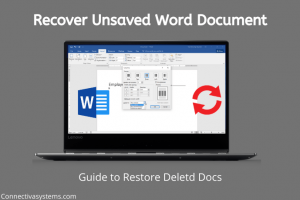 Recover Unsaved Deleted Word Document