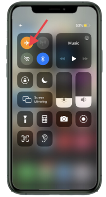 Turn on Airplane Mode