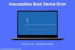 Inaccessible Boot Device Error