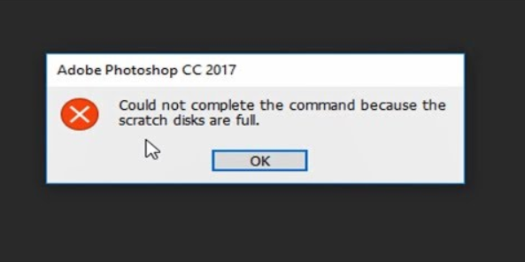 Scratch Disks are full