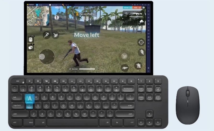 download free fire on PC with BlueStacks