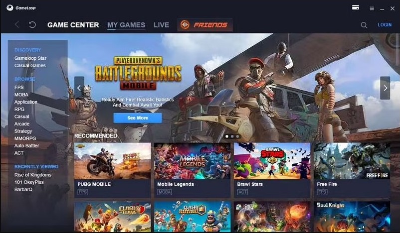 download free fire on PC with Gameloop