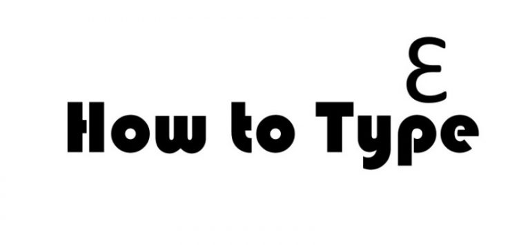 How to Type Backwards 3 (Ɛ) on PC and Mobile?