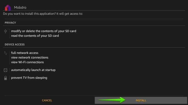 how to install mobdro on firestick