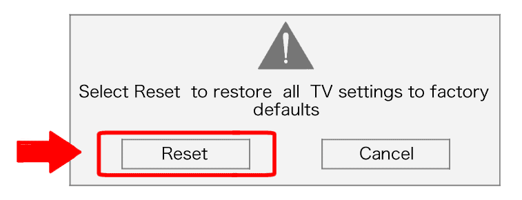 how to reset vizio smart tv remote