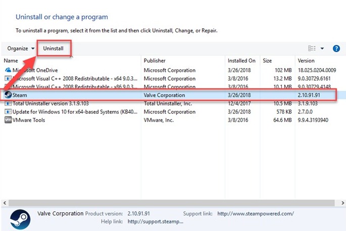 Delete Steam Account