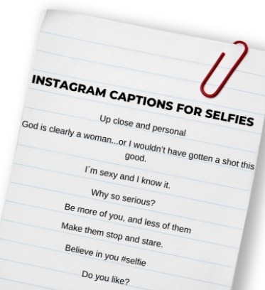 Captions for instagram