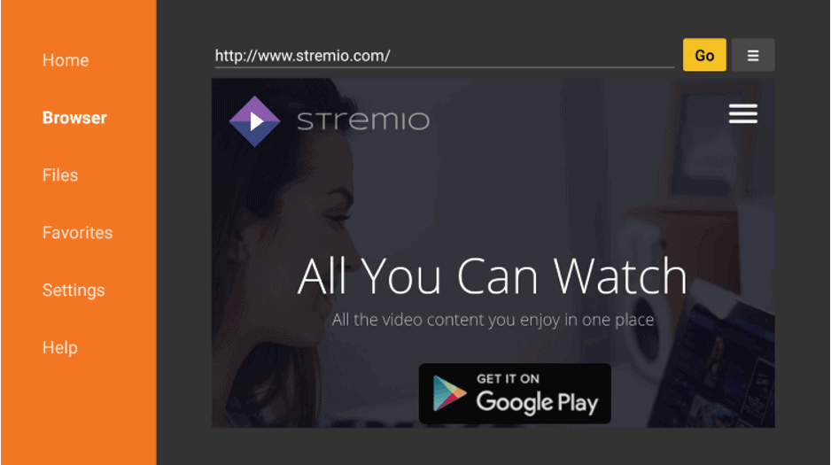 stremio install