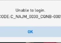 Fix C_NAJM_1009 Error Code