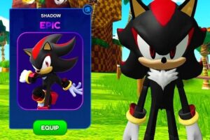 Shadow in Roblox Sonic Speed Simulator