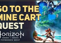 Mine Cart in Mine Horizon Forbidden West