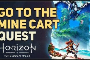 Mine Cart in Mine Horizon Forbidden West