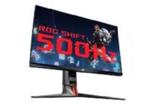 Asus ROG Swift 500Hz Gaming Monitor With 24.1-Inch Display Launched