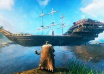 Valheim Player Constructs a Huge Wooden Rocket Ship in the Game