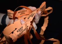 a group of brown bags with brown labels