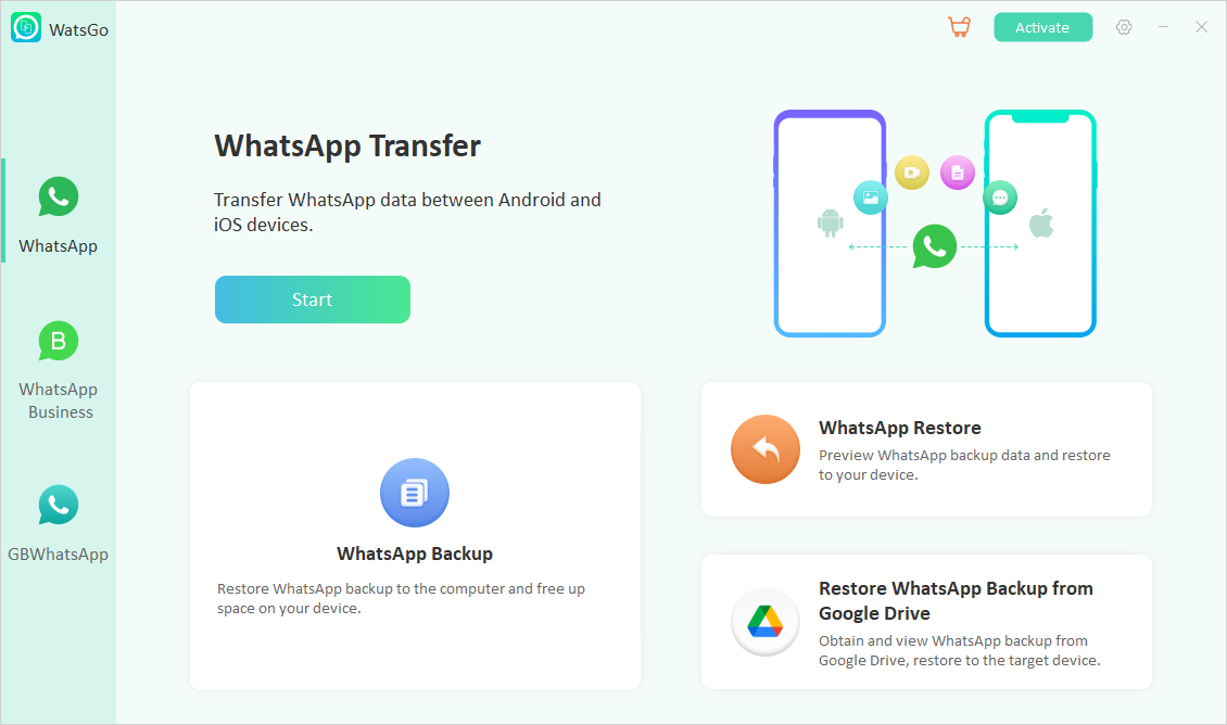 watsgo-main-interface