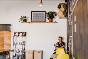 man sitting on chair