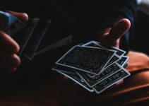 person playing with cards