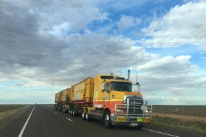 truck on highway during daytime